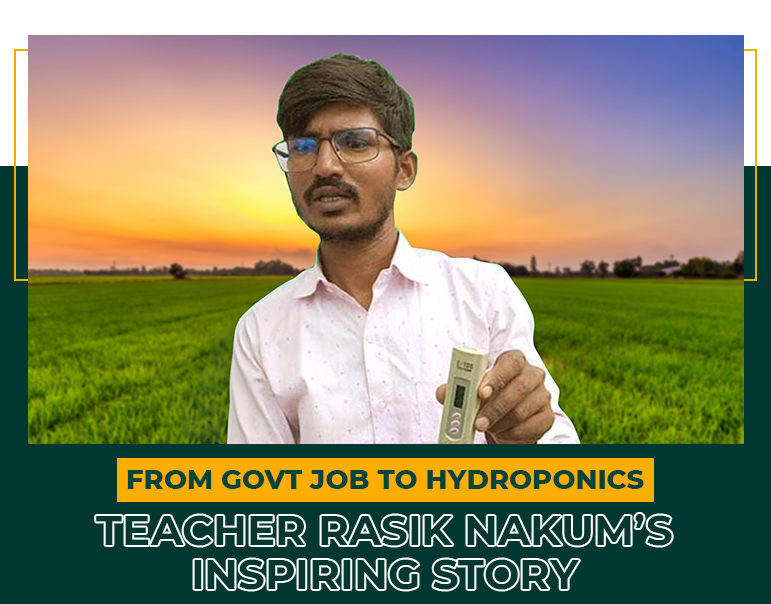 From Govt Job to Hydroponics: Teacher Rasik Nakum’s Inspiring Story | Mfarms Blog